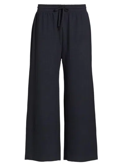 Stellae Dux Women's Sweatermix Wide-leg Pants In Gray