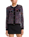 Stellah Button Front Cardigan Sweater In Multi