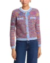 Stellah Button Front Cardigan Sweater In Multi