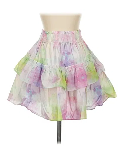 Pre-owned Stellah Casual Skirt In White