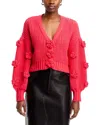Stellah Flower Cardigan In Pink