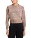 Stellah Sequin Sweater In Pink