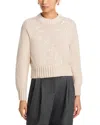 Stellah Sequin Sweater In Neutral