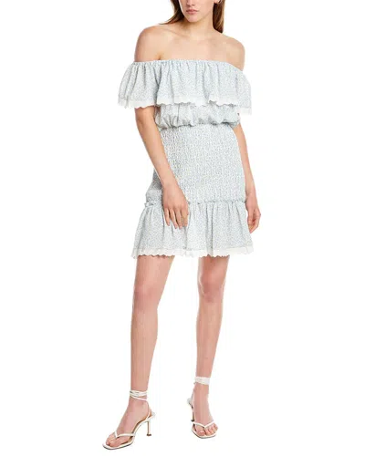 STELLAH STELLAH SMOCKED MINI DRESS