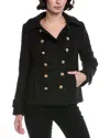Stellah Tweed Jacket In Black