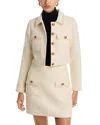 Stellah Tweed Jacket In White