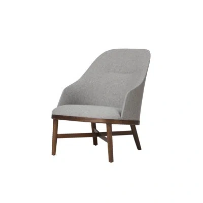 Stellar Works Bund Lounge Chair By Neri&nu In Onyx Oak,revive 1 324