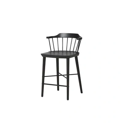 Stellar Works Exchange Counter Chair In Black