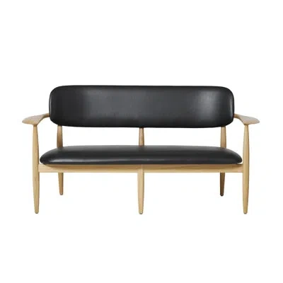 Stellar Works Slow Two Seater Lounge Chair By Space Copenhagen In Onyx Oak,revive 1 184