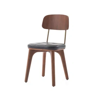 Stellar Works Utility Chair V By Neri&nu In Natural Walnut