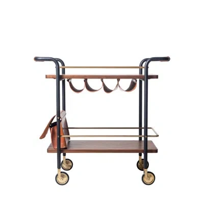 Stellar Works Valet Bar Cart By David Rockwell In Brown