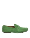 Stemar Man Loafers Green Size 7.5 Leather