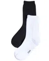 Stems Assorted 2-pack Waffle Crew Socks In Multi