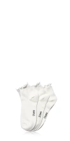 Stems Everyday Classic Ruffle Socks In White