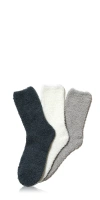 Stems 3 Pack Plush Cozy Socks In Multi
