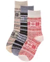 Stems 3pk Nordic Cashmere-blend Socks In Multi