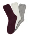 Stems 3pk Plush Cozy Socks In Multi