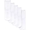 Stems 5-pack Everyday Ankle Socks In White