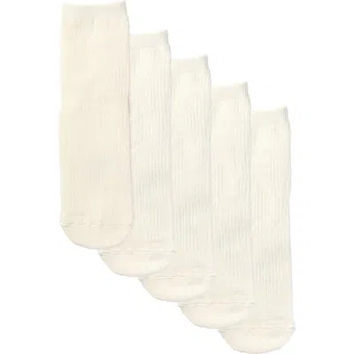 Stems 5-pack Everyday Ankle Socks In White