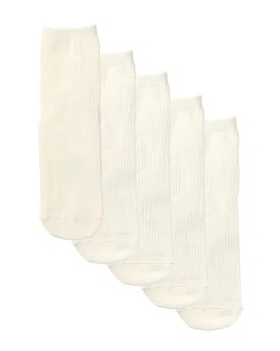 Stems 5pk Everyday Mid Crew Socks In Neutral