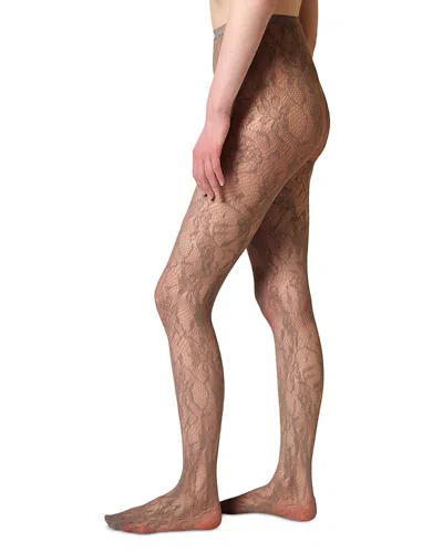 Stems Aria Mesh Tights In Gray