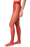 Stems Women's Avery Microfiber Italian Tights In Red