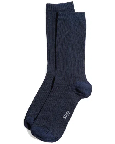 STEMS STEMS CASHMERE-BLEND CREW SOCKS