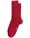 Stems Cashmere-blend Crew Socks In Red