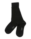 Stems Cashmere-blend Socks In Black