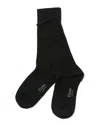 Stems Cashmere-blend Socks In Black