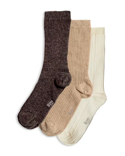 Stems Cotton Blend Crew Socks, Pack Of 3 In Multi