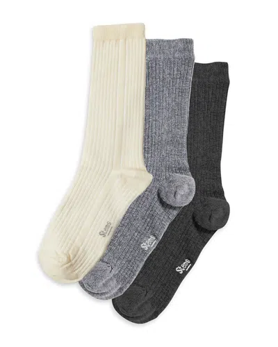 Stems Cotton Blend Crew Socks, Pack Of 3 In Multi