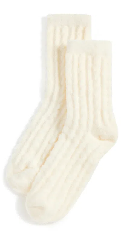 Stems Cozy Lounge Socks Ivory