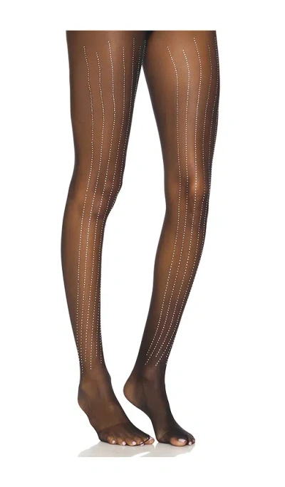 Stems Crystalline Tights In Black