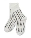 Stems Dots Crew Socks In Yellow