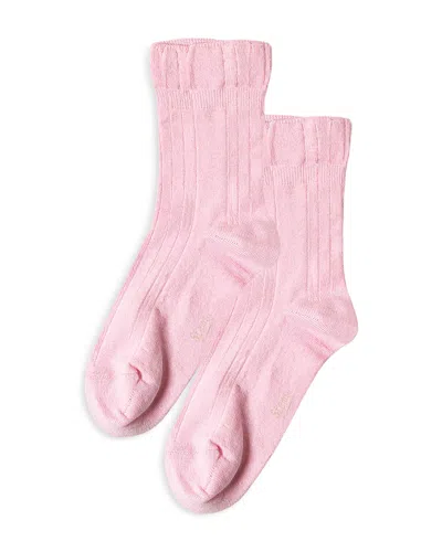 Stems Dream Cotton Blend Crew Socks In Pink