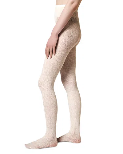 Stems Emelia Tattoo Tights In White