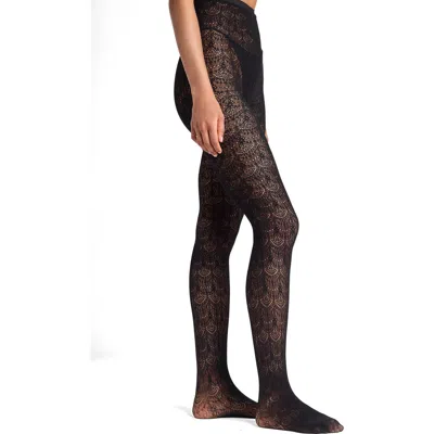Stems Emilia Lace Tattoo Tight In Black