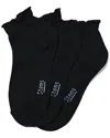 Stems Everyday Classic Ruffle Socks In Black