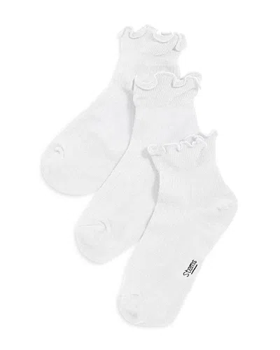 STEMS EVERYDAY CLASSIC RUFFLED SOCKS, PACK OF 3