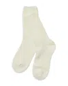 Stems Fuzzy Crew Socks In Neutral