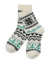 Stems Heidi Crew Socks In White