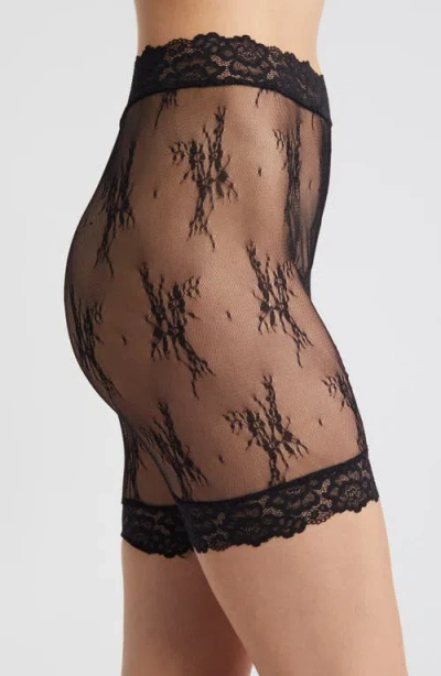 Stems Lace Bike Shorts In Black