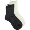 Stems Linear Assorted 2-pack Crew Socks In Black