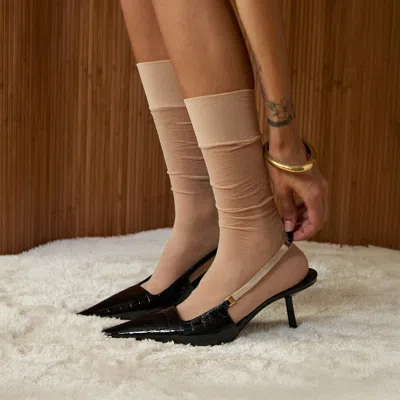 Stems Men's Three Pack Sheer Knee High Socks In Neutral