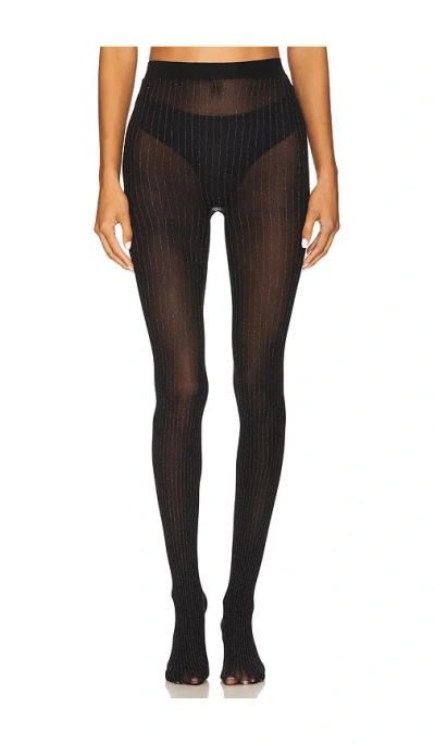 STEMS METALLIC STRIPED TIGHTS