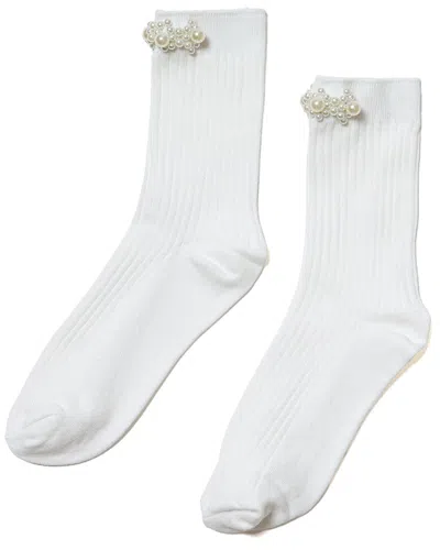 STEMS STEMS PEARL CLUSTER CREW SOCKS