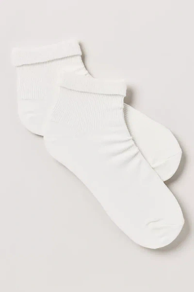 Stems Petal Socks In Ivory