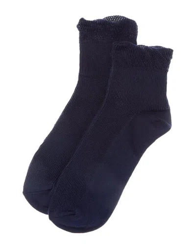 Stems Petal Socks In Navy