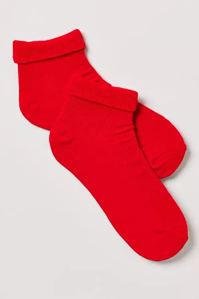 Stems Petal Socks In Red